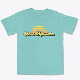 Stone Mountain Georgia Sublime Sunset Premium Heavyweight T-shirt