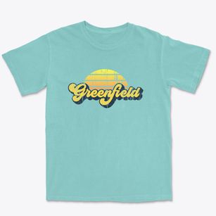 Greenfield Ohio Sublime Sunset Premium Heavyweight T-shirt