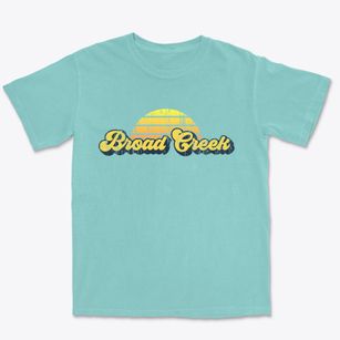 Broad Creek North Carolina Sublime Sunset Premium Heavyweight T-shirt