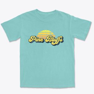 Pine Bluffs Wyoming Sublime Sunset Premium Heavyweight T-shirt