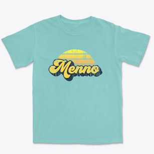 Menno South Dakota Sublime Sunset Premium Heavyweight T-shirt