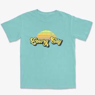 Lowry City Missouri Sublime Sunset Premium Heavyweight T-shirt
