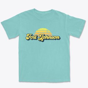 Fort Johnson New York Sublime Sunset Premium Heavyweight T-shirt