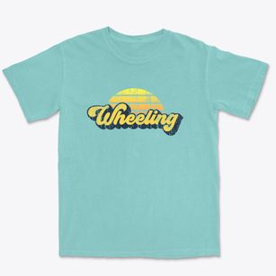 Wheeling Missouri Sublime Sunset Premium Heavyweight T-shirt