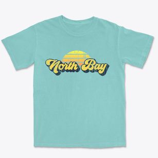 North Bay Wisconsin Sublime Sunset Premium Heavyweight T-shirt