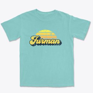 Furman South Carolina Sublime Sunset Premium Heavyweight T-shirt