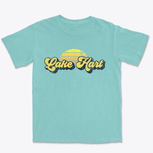 Lake Hart Florida Sublime Sunset Premium Heavyweight T-shirt
