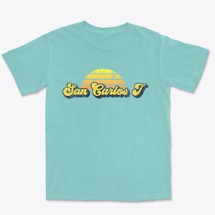 San Carlos I Texas Sublime Sunset Premium Heavyweight T-shirt