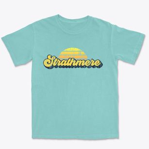 Strathmere New Jersey Sublime Sunset Premium Heavyweight T-shirt