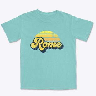 Rome Ohio Sublime Sunset Premium Heavyweight T-shirt