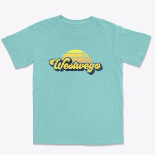 Westwego Louisiana Sublime Sunset Premium Heavyweight T-shirt