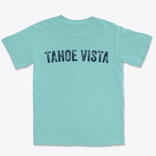 Tahoe Vista California Timeless Retro Premium Heavyweight T-shirt