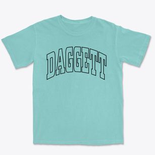 Daggett Michigan Trendy Block Premium Heavyweight T-shirt