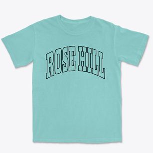 Rose Hill Illinois Trendy Block Premium Heavyweight T-shirt