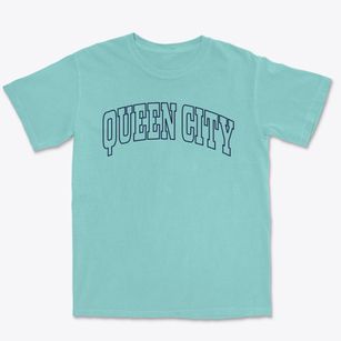 Queen City Missouri Trendy Block Premium Heavyweight T-shirt