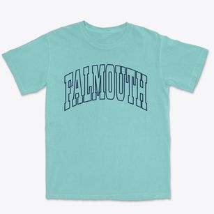 Falmouth Maine Trendy Block Premium Heavyweight T-shirt