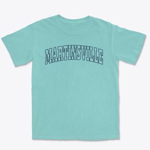 Martinsville New Jersey Trendy Block Premium Heavyweight T-shirt
