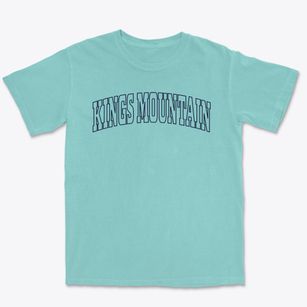 Kings Mountain North Carolina Trendy Block Premium Heavyweight T-shirt