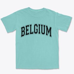 Belgium Wisconsin Varsity Premium Heavyweight T-shirt