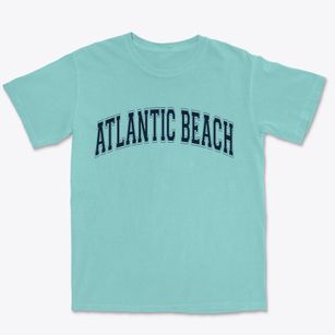 Atlantic Beach New York Varsity Premium Heavyweight T-shirt