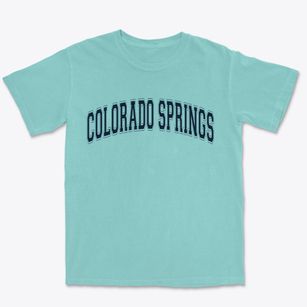 Colorado Springs Colorado Varsity Premium Heavyweight T-shirt
