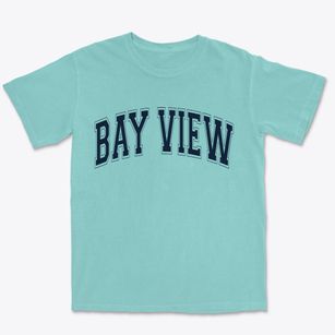 Bay View Michigan Varsity Premium Heavyweight T-shirt