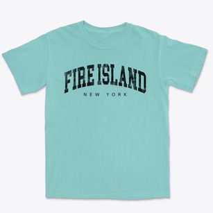 Fire Island New York Urban Vibe Premium Heavyweight T-shirt