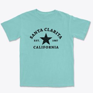 Santa Clarita California Star Premium Heavyweight T-shirt