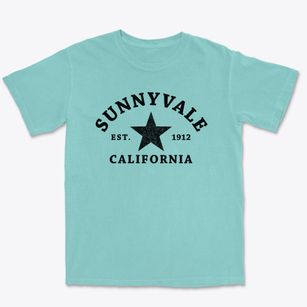 Sunnyvale California Star Premium Heavyweight T-shirt