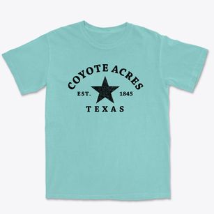 Coyote Acres Texas Star Premium Heavyweight T-shirt