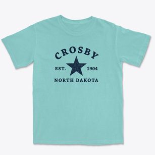 Crosby North Dakota Star Premium Heavyweight T-shirt