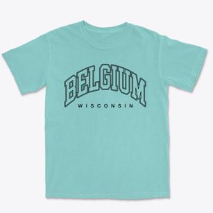 Belgium Wisconsin Inline Premium Heavyweight T-shirt