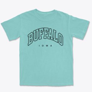 Buffalo Iowa Inline Premium Heavyweight T-shirt