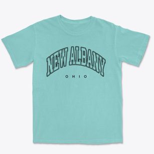 New Albany Ohio Inline Premium Heavyweight T-shirt