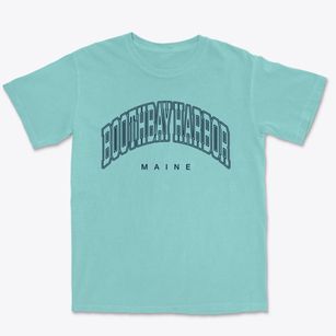 Boothbay Harbor Maine Inline Premium Heavyweight T-shirt