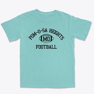 Pom-o-sa Heights Missouri Football Premium Heavyweight T-shirt