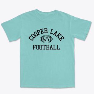 Cooper Lake Wyoming Football Premium Heavyweight T-shirt