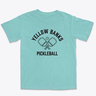 Yellow Banks Illinois Pickleball Premium Heavyweight T-shirt