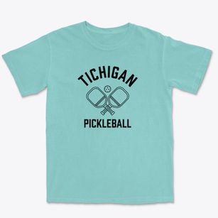 Tichigan Wisconsin Pickleball Premium Heavyweight T-shirt