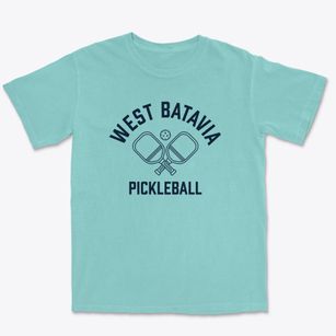 West Batavia New York Pickleball Premium Heavyweight T-shirt