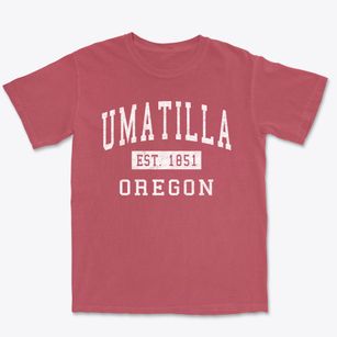 Umatilla Oregon Classic Established Premium Heavyweight T-shirt
