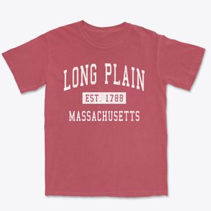 Long Plain Massachusetts Classic Established Premium Heavyweight T-shirt