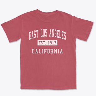 East Los Angeles California Classic Established Premium Heavyweight T-shirt