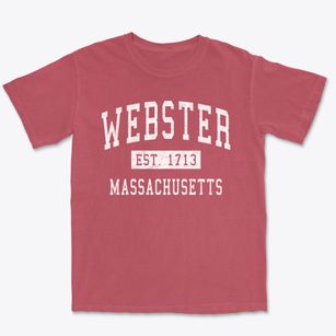 Webster Massachusetts Classic Established Premium Heavyweight T-shirt