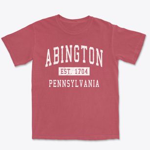 Abington Pennsylvania Classic Established Premium Heavyweight T-shirt