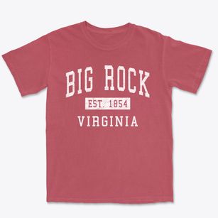 Big Rock Virginia Classic Established Premium Heavyweight T-shirt