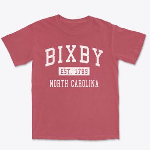 Bixby North Carolina Classic Established Premium Heavyweight T-shirt