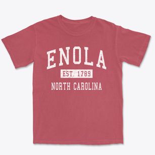 Enola North Carolina Classic Established Premium Heavyweight T-shirt