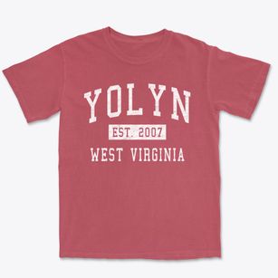 Yolyn West Virginia Classic Established Premium Heavyweight T-shirt