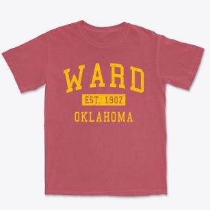Ward Oklahoma Classic Established Premium Heavyweight T-shirt